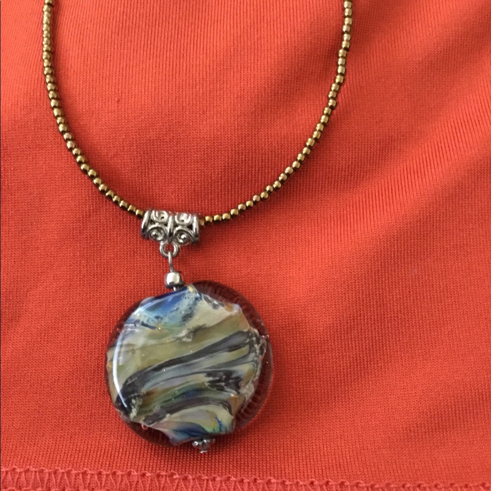 Handmade beaded necklace